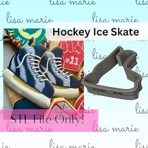 Hockey Schlittschuh Cookie Cutter STL Download - Hockey - Sport - Nur digitaler Download