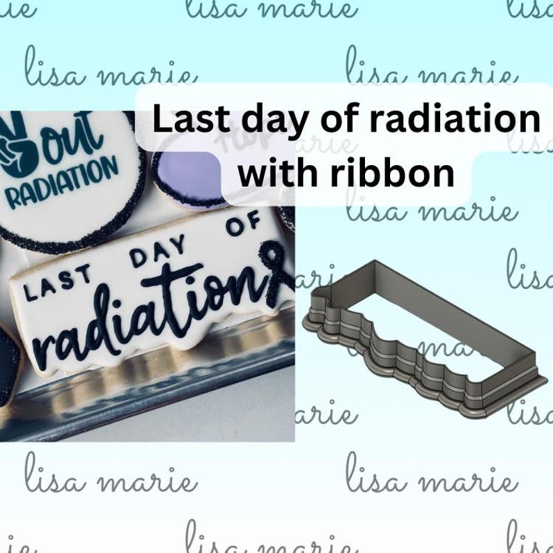 Last Day of Radiation With Cancer / Awareness Ribbon Cookie Cutter - Etsy
