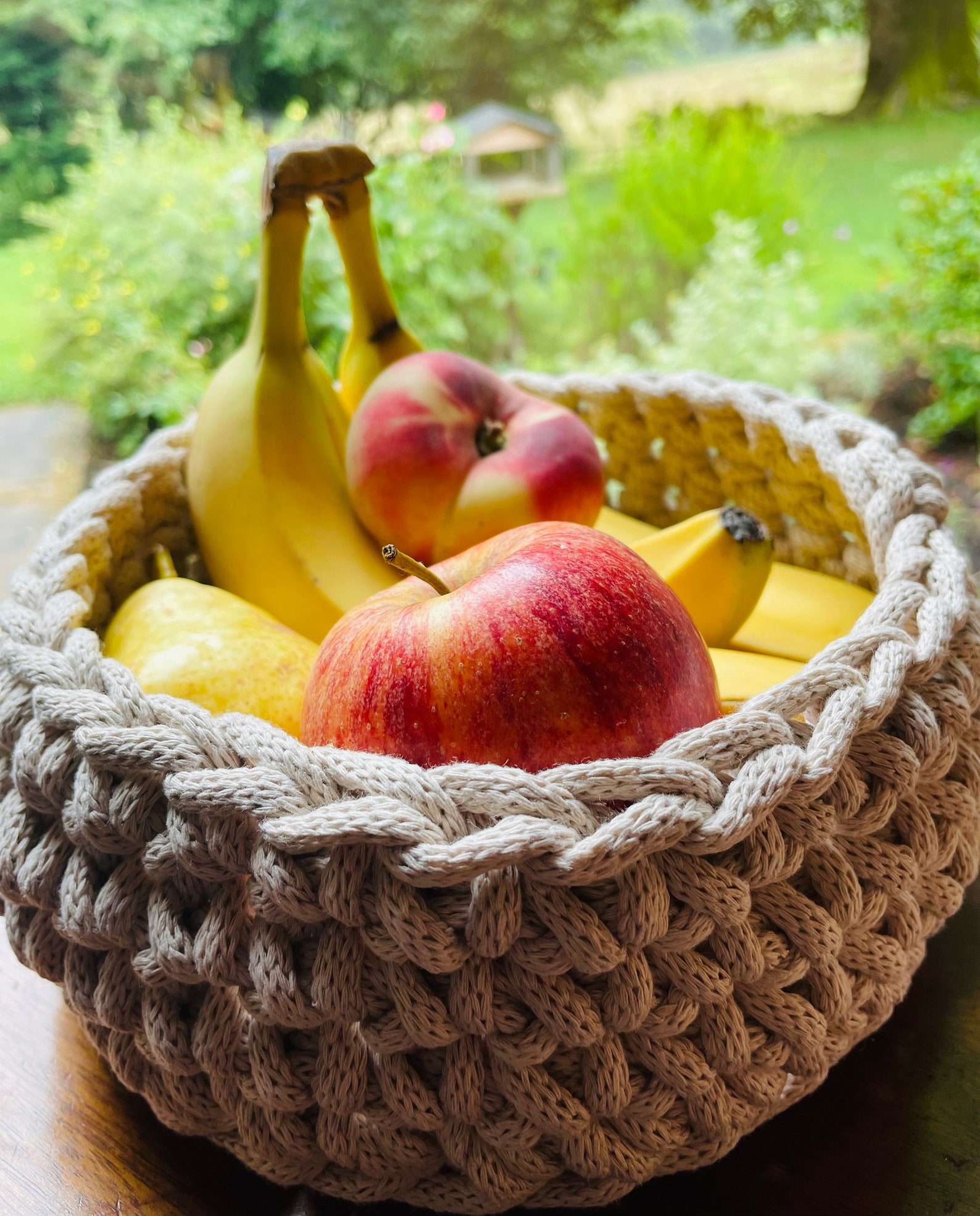 Cotton Storage Basket 30cm Base Etsy UK