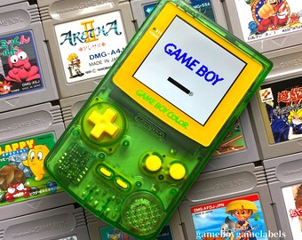 The Latest Tech! Gameboy Color GBC Zelda Theme Shell (logo color can change) Shell with new Funny Playing IPS 2.0 Kits Backlit LCD console