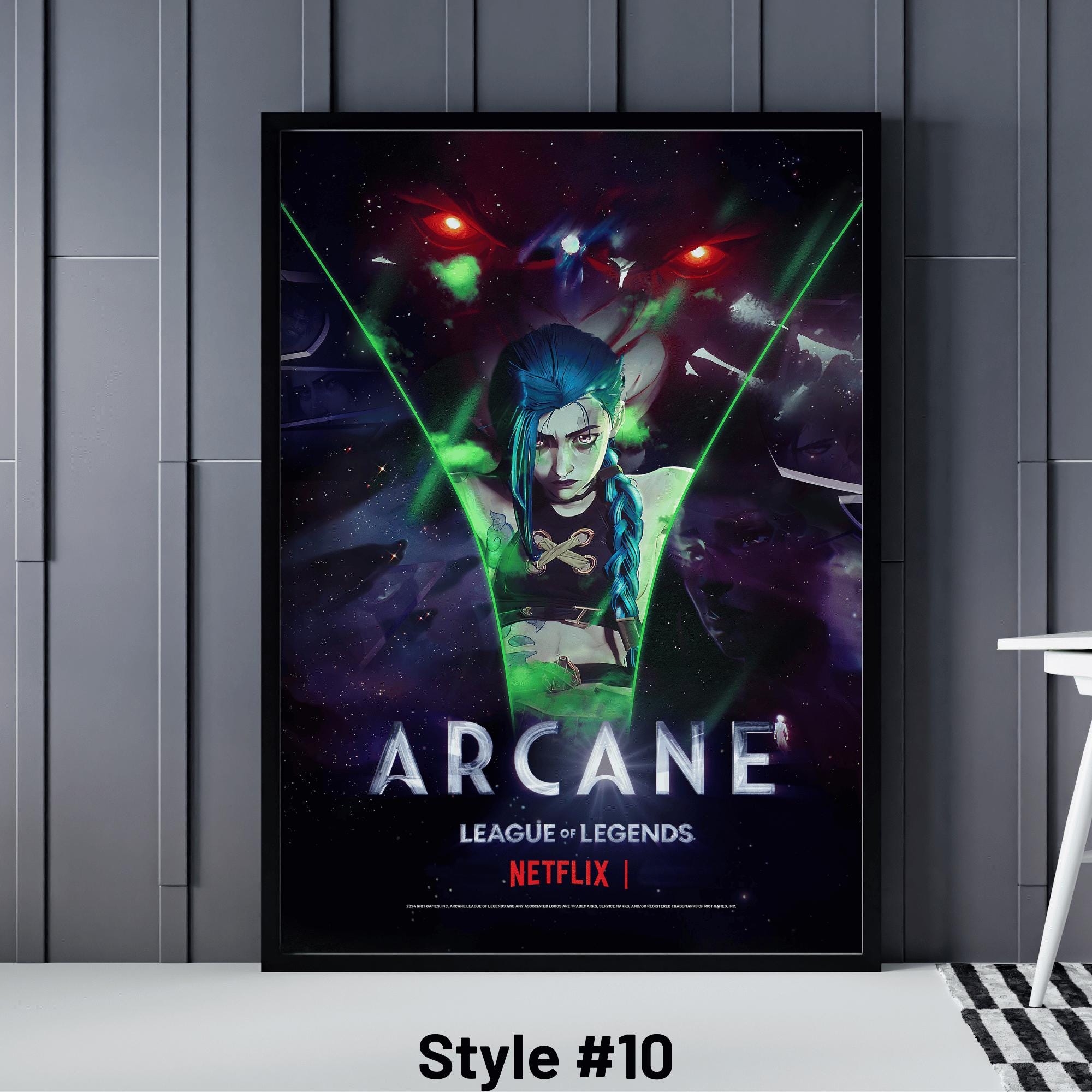 Arcane League of Legends Poster, Christmas Gifts, Arcane TV Series ...