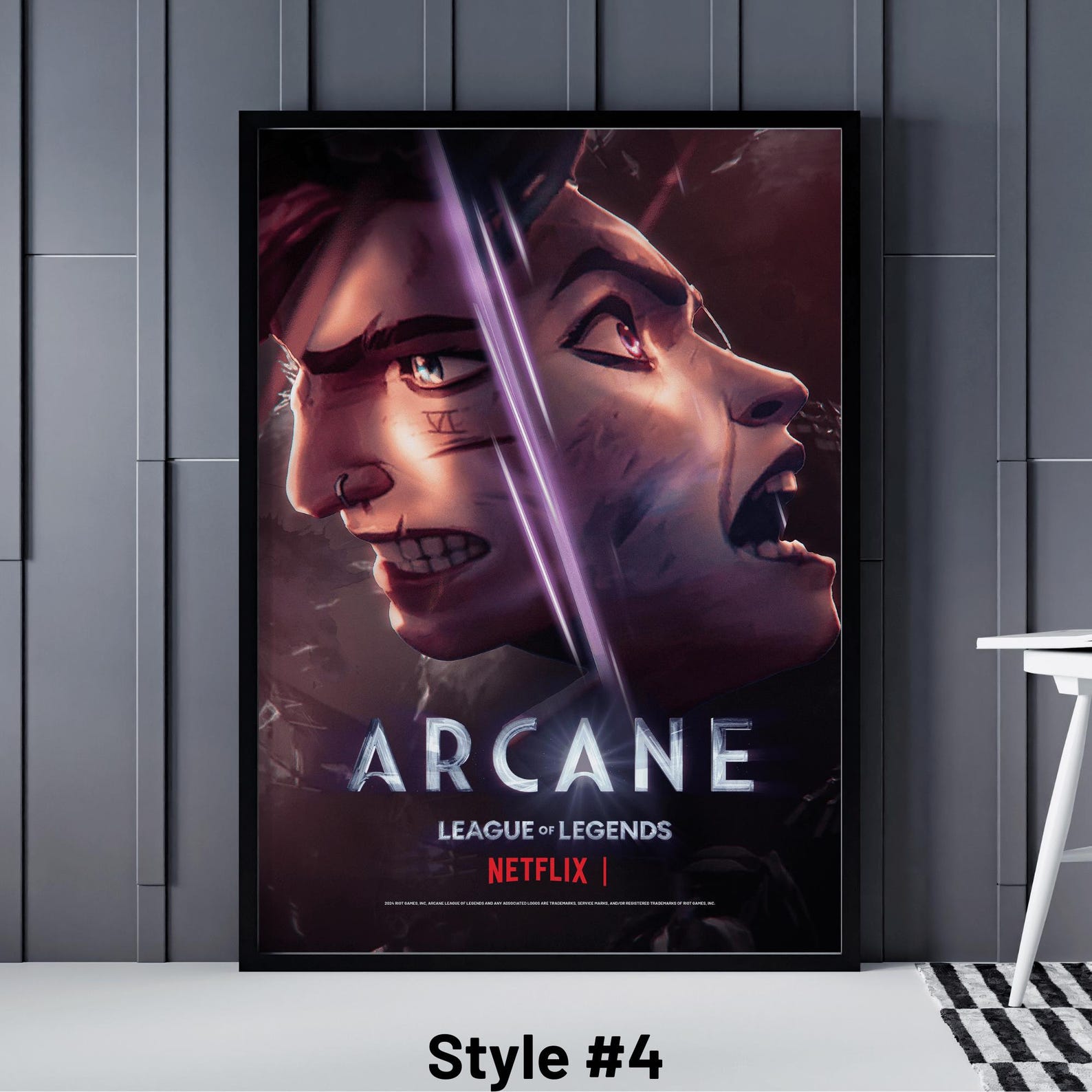 Arcane League of Legends Poster, Christmas Gifts, Arcane TV Series ...