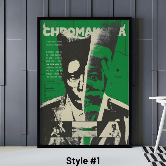 Tyler the Creator Chromakopia Poster, Chromakopia Album Poster