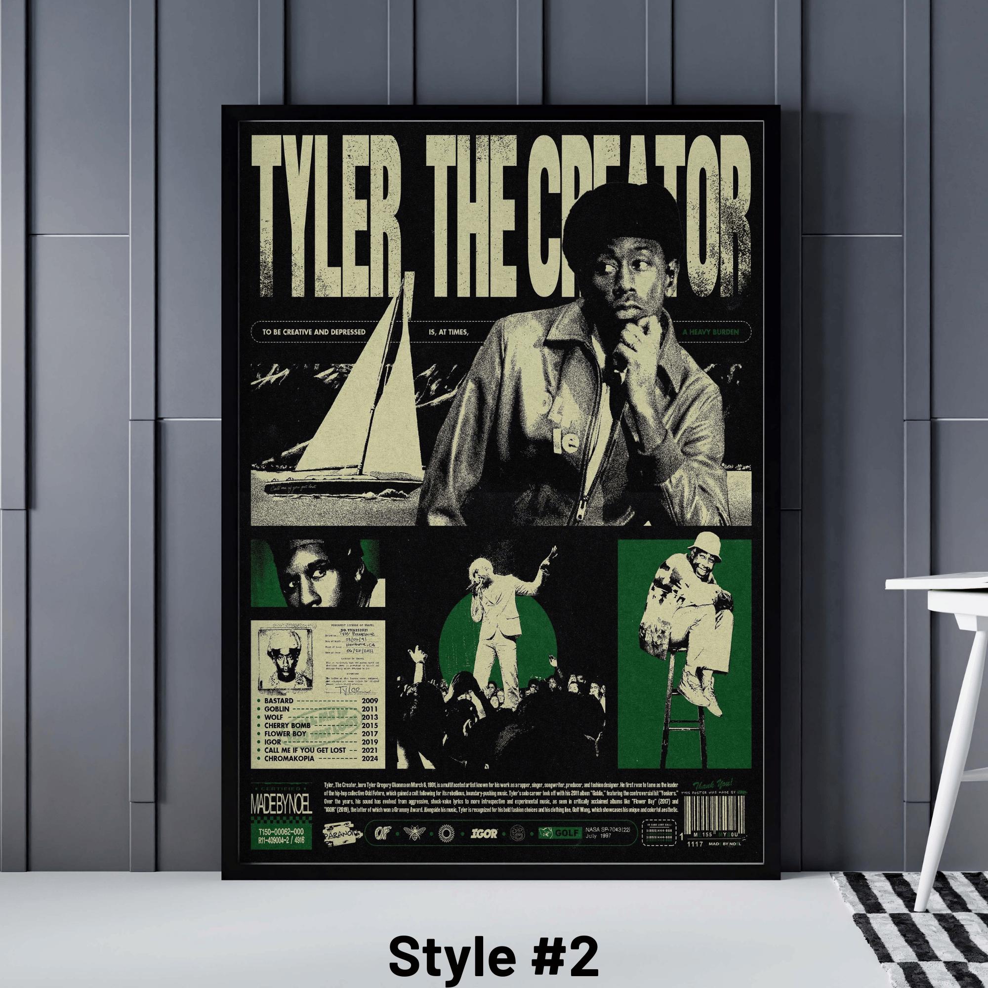 Tyler the Creator Chromakopia Poster, Chromakopia Album Poster