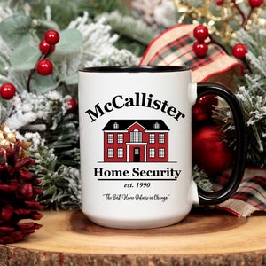 McCallister Home Security Mug, est 1990, Best Home Defense in Chicago, Home Alone Mug, Gift for Home Alone Fan