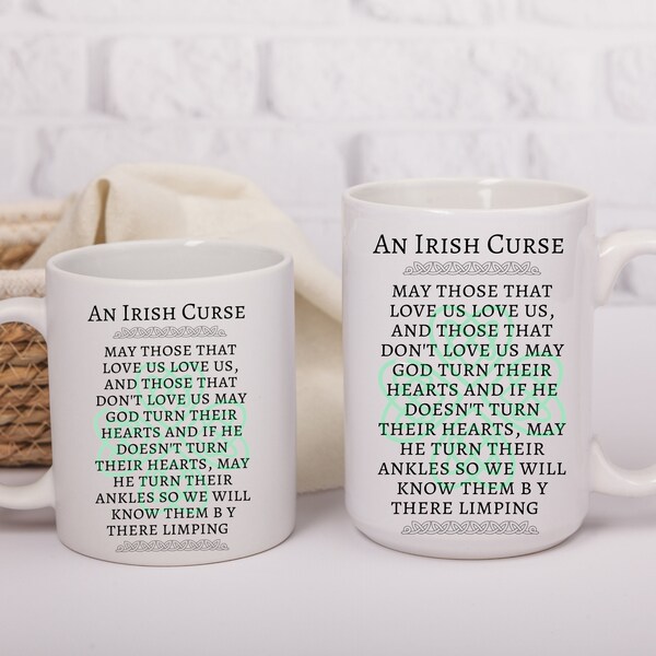 Funny Irish Mug Etsy
