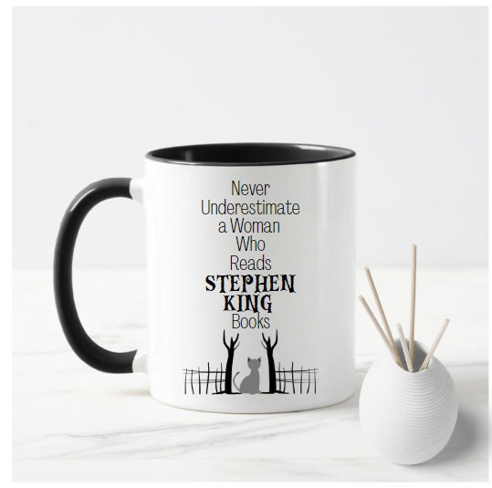 Tasse à Café Stephen King IT – 11 Oz – Porcelaine – Noir – Neuf