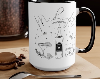 Midnight Margarita Mug, Practical Magic Movie, Two-Tone Coffee Mugs, 15oz
