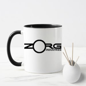 Zorg Industries, Fifth Element Movie, Zorg Industries Logo Mug, 11oz, 15oz