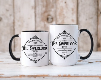 The Overlook Hotel Logo Mug, Sidewinder, Colorado, The Shining Fan Gift, Stephen King Fan Mug