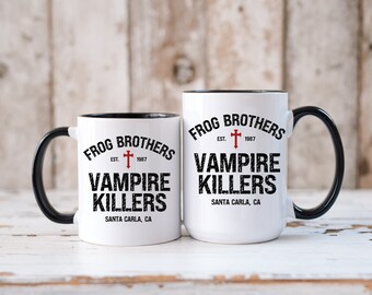 Frog Brothers Vampire Killers Mug, The Lost Boys Movie, The Lost Boys Fan, Santa Carla