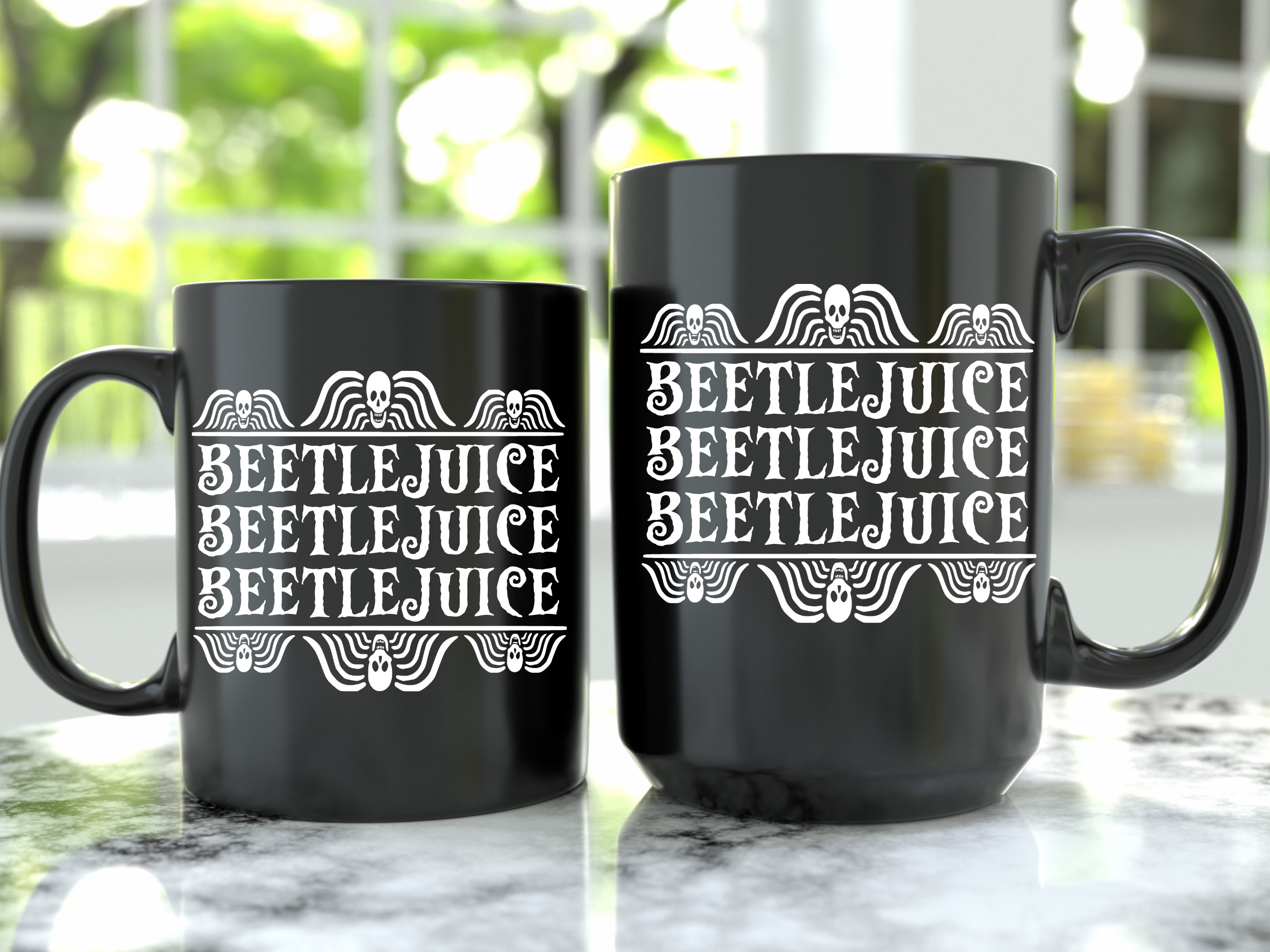 Beetlejuice Beetlejuice Beetlejuice Mug Betelguese Mug Etsy