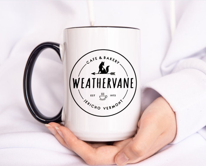 Weathervane Coffee Cafe & Bakery Mug Jericho Vermont Etsy
