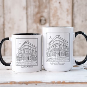 LaLaurie Mansion Mug, New Orleans, Haunted House, Delphine LaLaurie