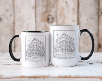 LaLaurie Mansion Mug, New Orleans, Haunted House, Delphine LaLaurie