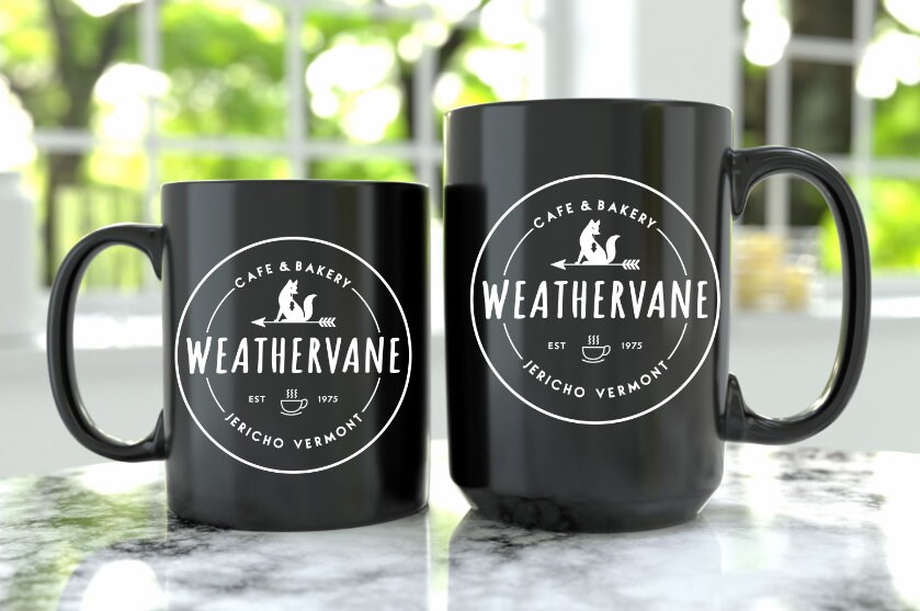 Weathervane Coffee Cafe & Bakery Mug Jericho Vermont Etsy