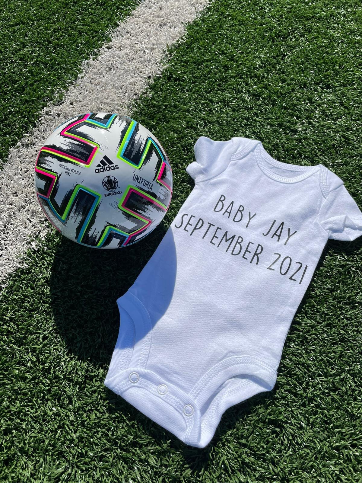 Baby announcement onesie Etsy