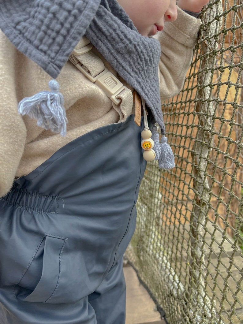 Reißverschluss Anhänger Elefant Löwe, Montessori Zipper Anhänger für Kinderjacke Kinderrucksack, ideal für Kindergartenkind oder Schulkind Löwe