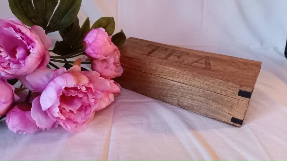 Mango Wood Tea Box, Made in India