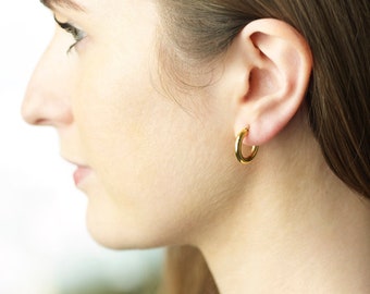 Chunky Gold Hoops