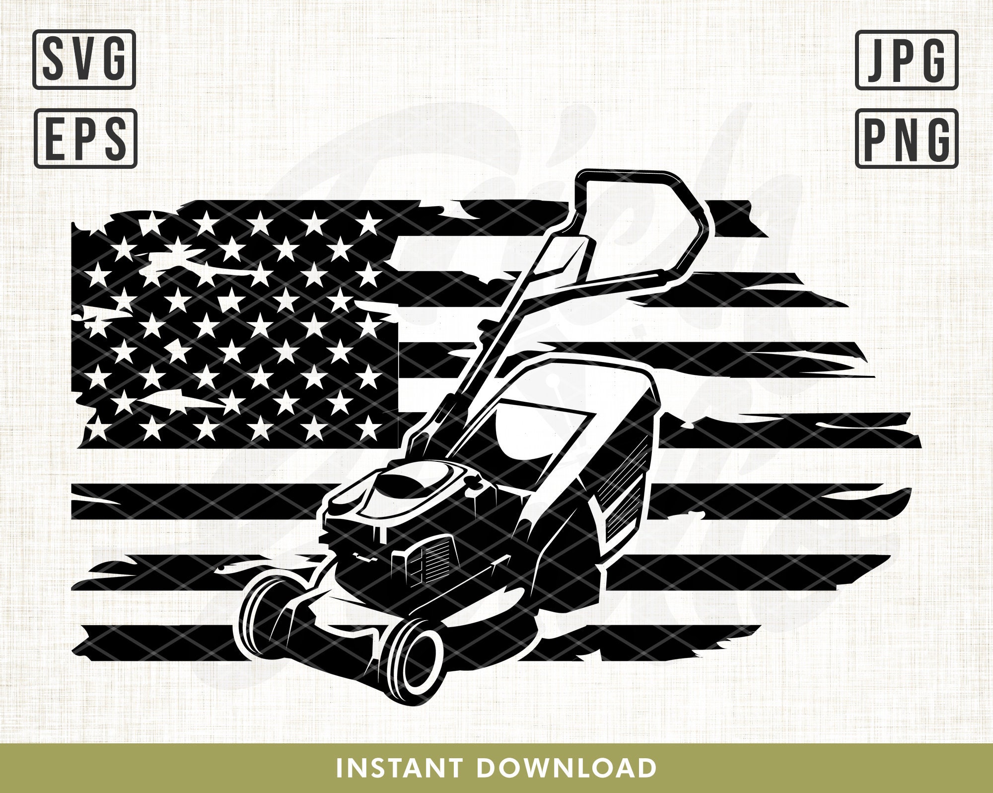 Tondeuse à gazon États-Unis, Svg de tondeuse à rayon de braquage nul, Clipart tondeuse à gazon américain, chemise de tondeuse à gazon, tondeuse à gazo
