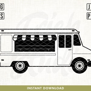 Food Truck svg, Food Truck png, Food Van svg, Food Truck Clipart, Food Truck Cutfile, Instant Download, Food Truck Digital Download,Food png