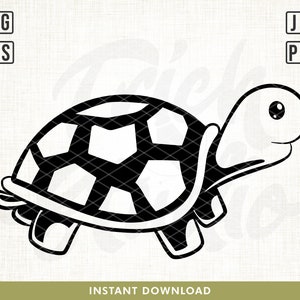 Tortuga bebé SVG, Tortuga linda SVG, Animal lindo SVG, Clipart de tortuga, Tortuga marina SVG, Descarga digital, Animal lindo SVG, Tortuga PNG, Lindo SVG
