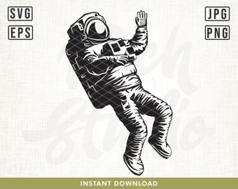 Astronaut svg, Nasa svg, Space svg, Astronaut clipart, Spaceflight svg, Cosmonaut svg, svg files for cricut, rocket svg, galaxy svg, png