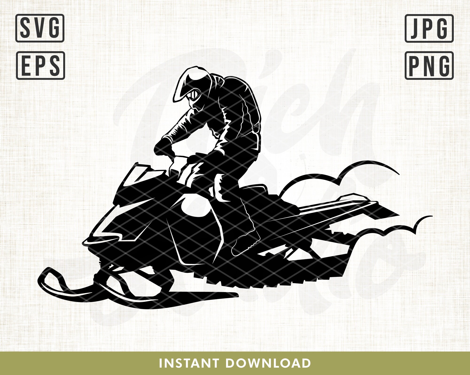 Snowmobile Rider Vector Snowmobile Rider Svg, Winter Sports Svg, Snowmobiler Svg, Snowmobile ...