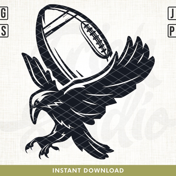 Falcon Football svg, Falcon svg, Football svg, Falcon Sports Team svg, Team Shirt svg, Falcon Vector, Crow svg, Bird svg, Vector, clipart