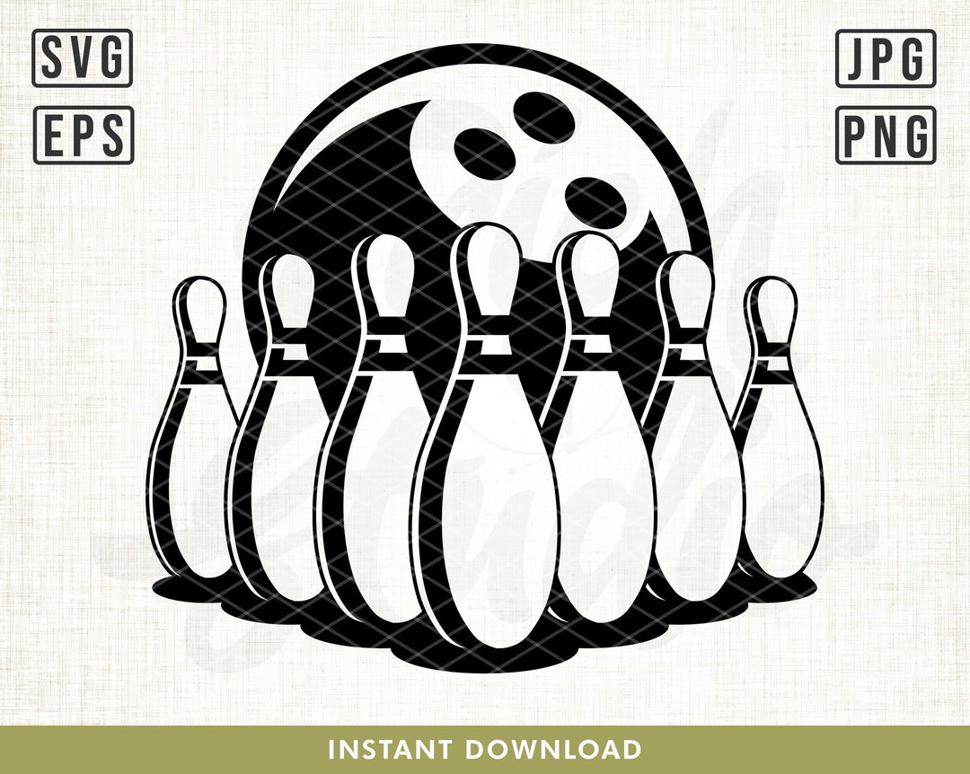 Bowling Svg, Bowling Clipart, Bowling Team Svg, Bowling Shirt Svg