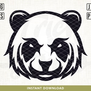 Panda svg, Panda Mascot svg, Panda Sports Team svg, Team Shirt svg, Panda Vector, Vector, Panda roaring svg, Panda clipart, Roar svg, png