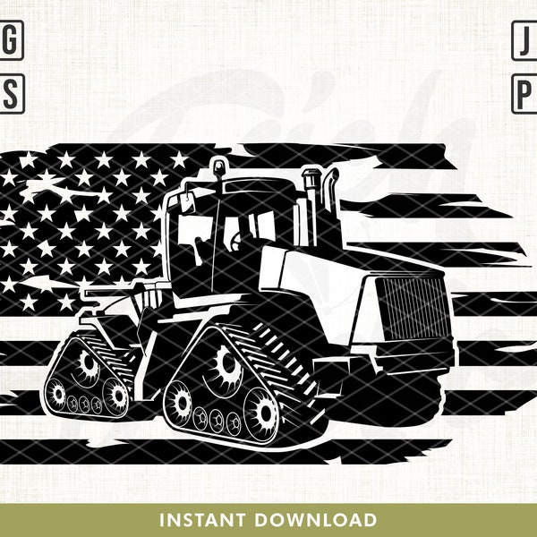 USA Quadtrac Svg, Farm Tractor Svg, Combine svg, Tractor Svg, Farm Tractor Png, Tractor Svg, Tractor Files for Cricut, Cut Files, Farmer svg