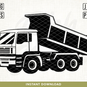 Dump Truck Svg, Truck Driver Svg, Truck svg, Trucker Svg , Delivery Truck Svg, Dump Truck Cut Files, Semi truck svg, Construction truck svg