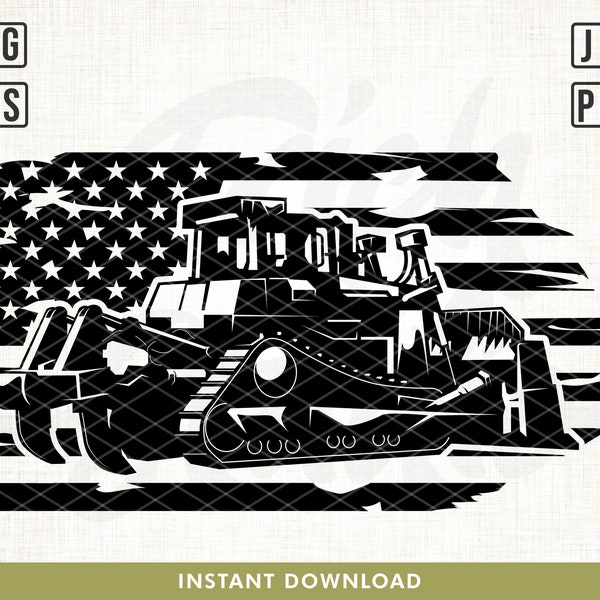 USA Bulldozer Svg, Heavy Equipment Truck svg, Bulldozer Driver svg, USA svg, D9 Dozer Clipart, Construction Truck Svg, US Truck Driver Svg,