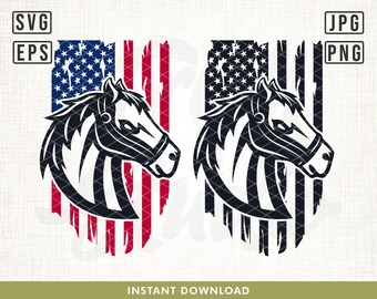 Amerikansk häst svg, maskothäst svg, häst svg, hästsportlag svg, lagtröja svg, hästvektor, djur svg, vektor, hästhuvud svg, clipart