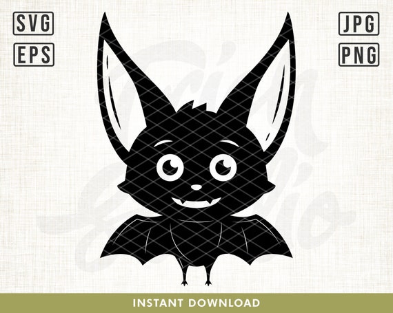 Cute Little Bat Flat Halloween PNG & SVG Design For T-Shirts