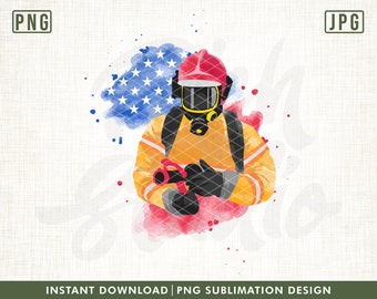 File PNG di Vigili del fuoco USA per la sublimazione, PNG di Vigile del fuoco patriottico, Maglietta da Vigile del fuoco USA, PNG di Vigile del fuoco, PNG di Primo Dipartimento, PNG di Bandiera, PNG