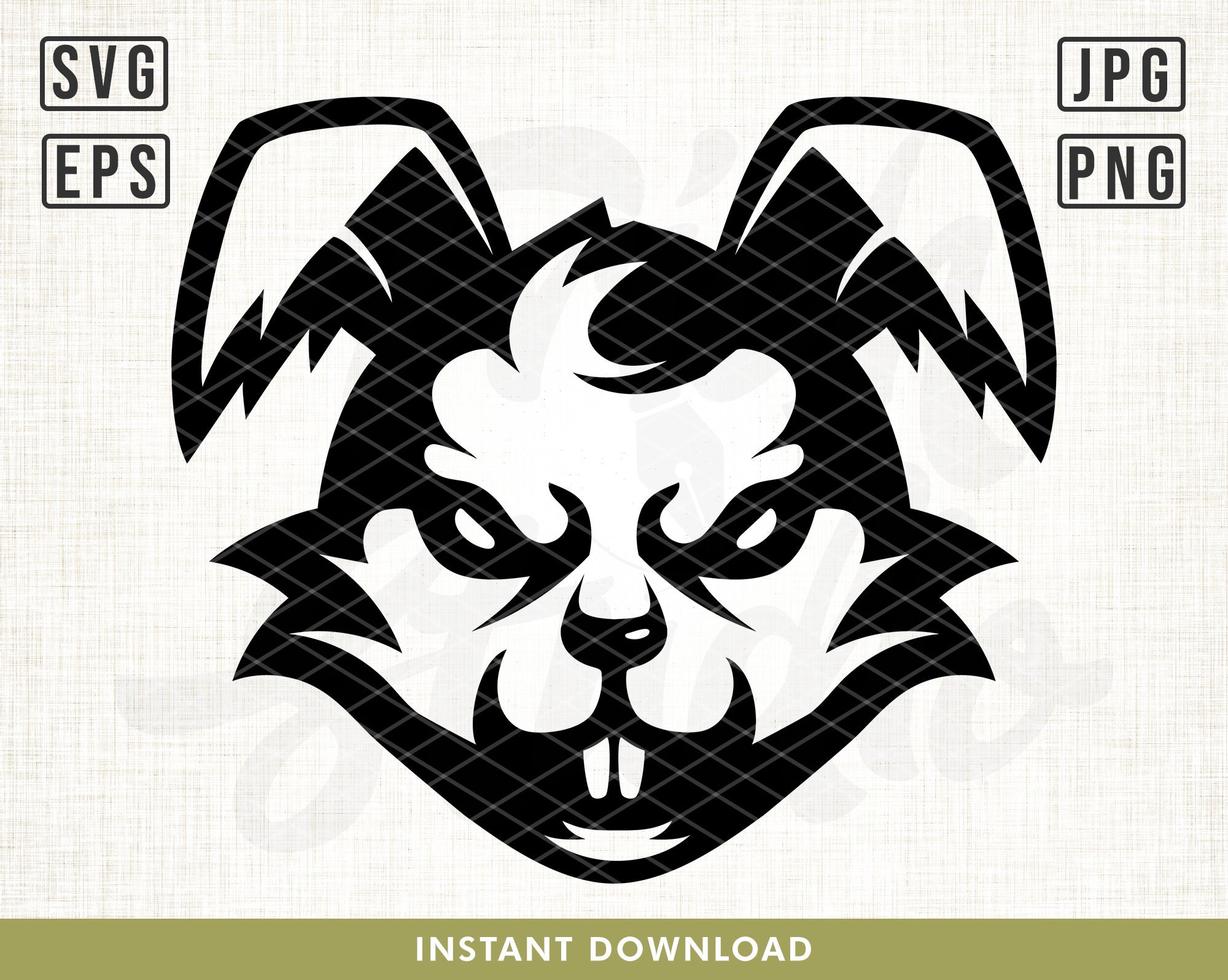 Rabbit Svg, Mascot Rabbit Svg, Rabbit Sports Svg, Team Svg, Brand Svg ...