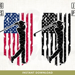 US Golf Svg, Golfing Svg, Golf Player Svg, Golf Clubs Svg, Golf Ball Svg, Golf Vector, Golf Vector, Golf Cut Files, Golf Silhouette, USA svg