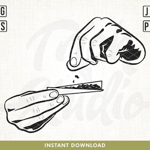 Rollin' weed Svg, Rolling Cannabis Svg, marijuana Shirt, Rolling Joint svg, Cannabis Svg, Marijuana Svg, Weed Cutting Files, Weed hands svg