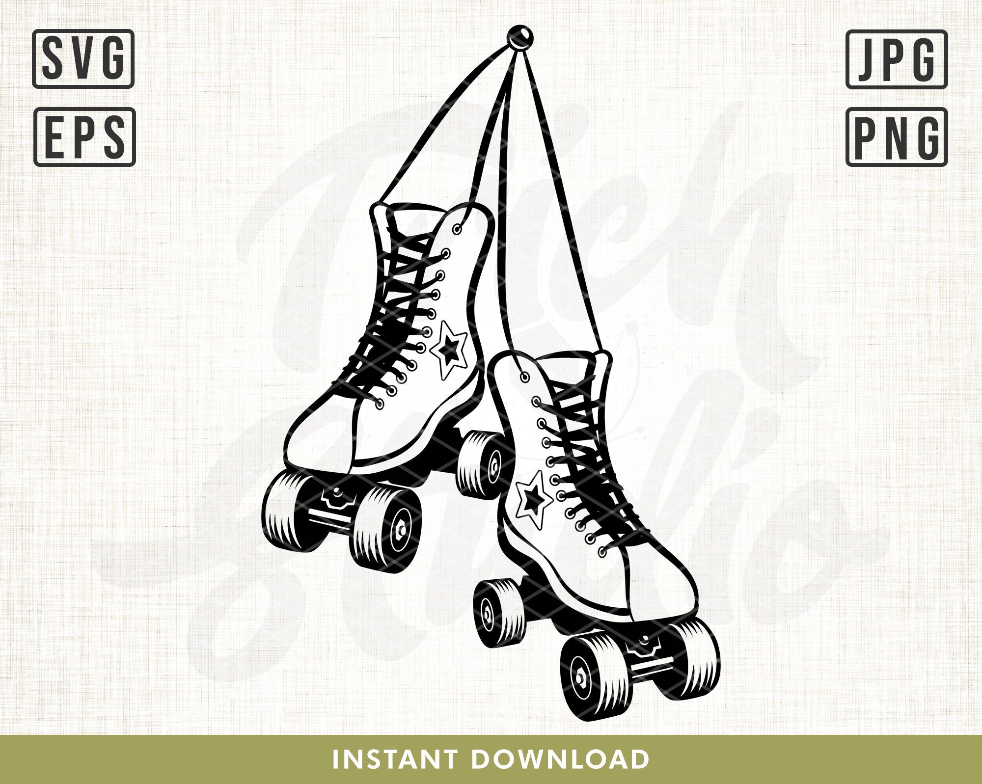Roller Skates Svg Skate Svg Skating Svg File Retro Svg Etsy Israel