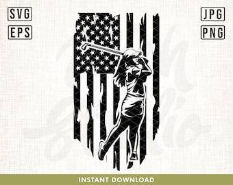 US Female Golfer svg, Golf Svg, Golfing Svg, Golf Player Svg, Golf Clubs Svg, Golf Ball Svg, Lady Golfer, Golf Game, Golf Shirt svg, Clipart