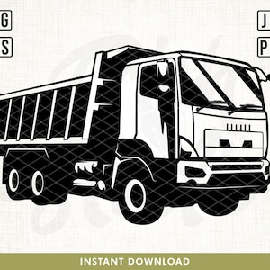 Dump Truck Svg, Truck Driver Svg, Truck svg, Trucker Svg , Delivery Truck Svg, Dump Truck Cut Files, Semi truck svg, Construction truck svg