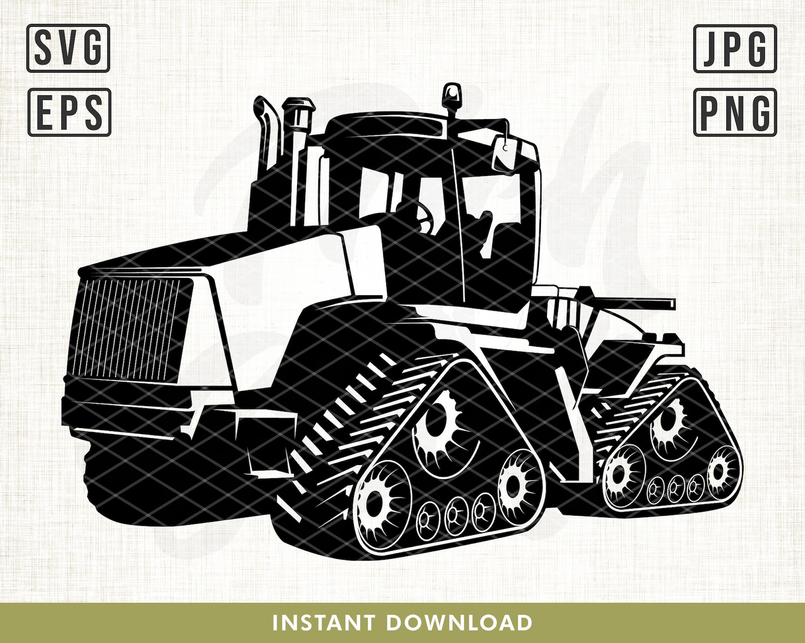 Quadtrac Svg Farm Tractor Svg Combine Svg Tractor Svg Farm Etsy