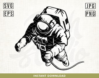 Astronaut svg, Nasa svg, Space svg, Astronaut clipart, Spaceflight svg, Cosmonaut svg, svg files for cricut, rocket svg, galaxy svg, png