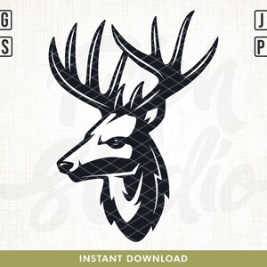 Deer svg, Deer head svg, Deer Vector, bucks Vector, Deer hunt svg, bucks svg, deer cut file, bucks head svg, Hunting svg, Deer Hunting svg