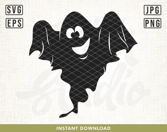 Ghost SVG, Halloween Ghost svg, Ghosts svg, Cute Ghost svg, Ghost Silhouette, Ghost Vector, Halloween Svg, Ghost design, Halloween design
