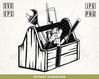 Toolbox svg File, Repair Tools svg, Carpenter Svg, Handyman svg, Mechanic Tools svg, Construction svg, Carpenter Shirt, Repair svg, png, svg