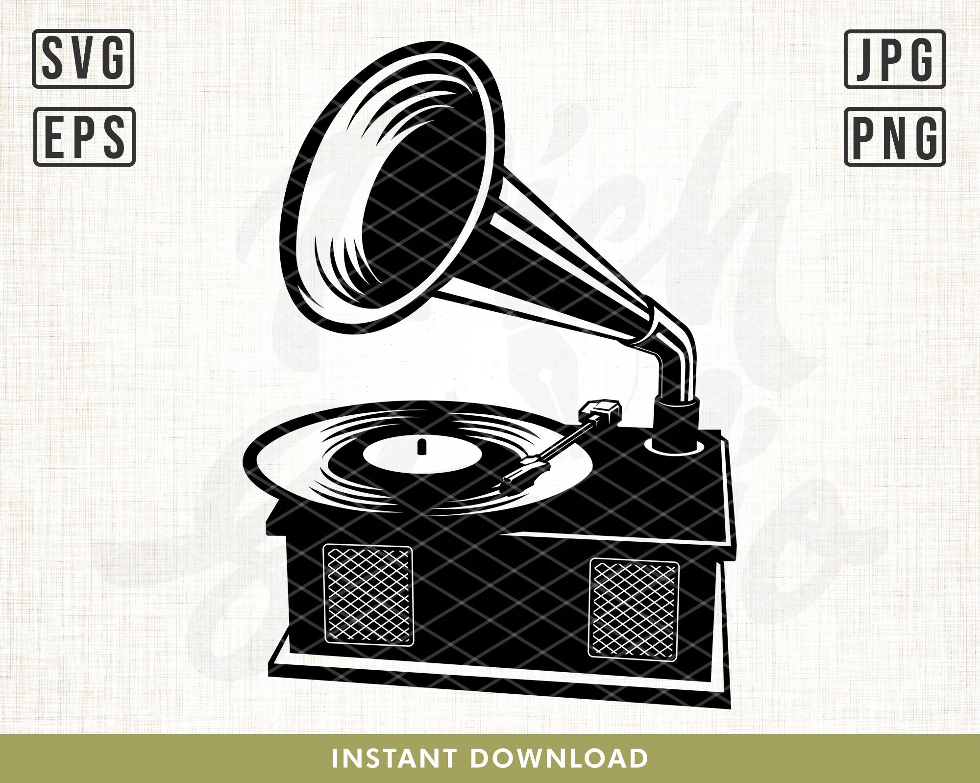 Retro Record Player SVG Vinyl Record Player Svg Record - Etsy Australia